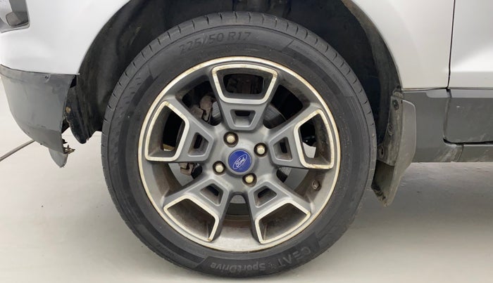 2017 Ford Ecosport TITANIUM+ 1.5L DIESEL, Diesel, Manual, 1,05,390 km, Left Front Wheel