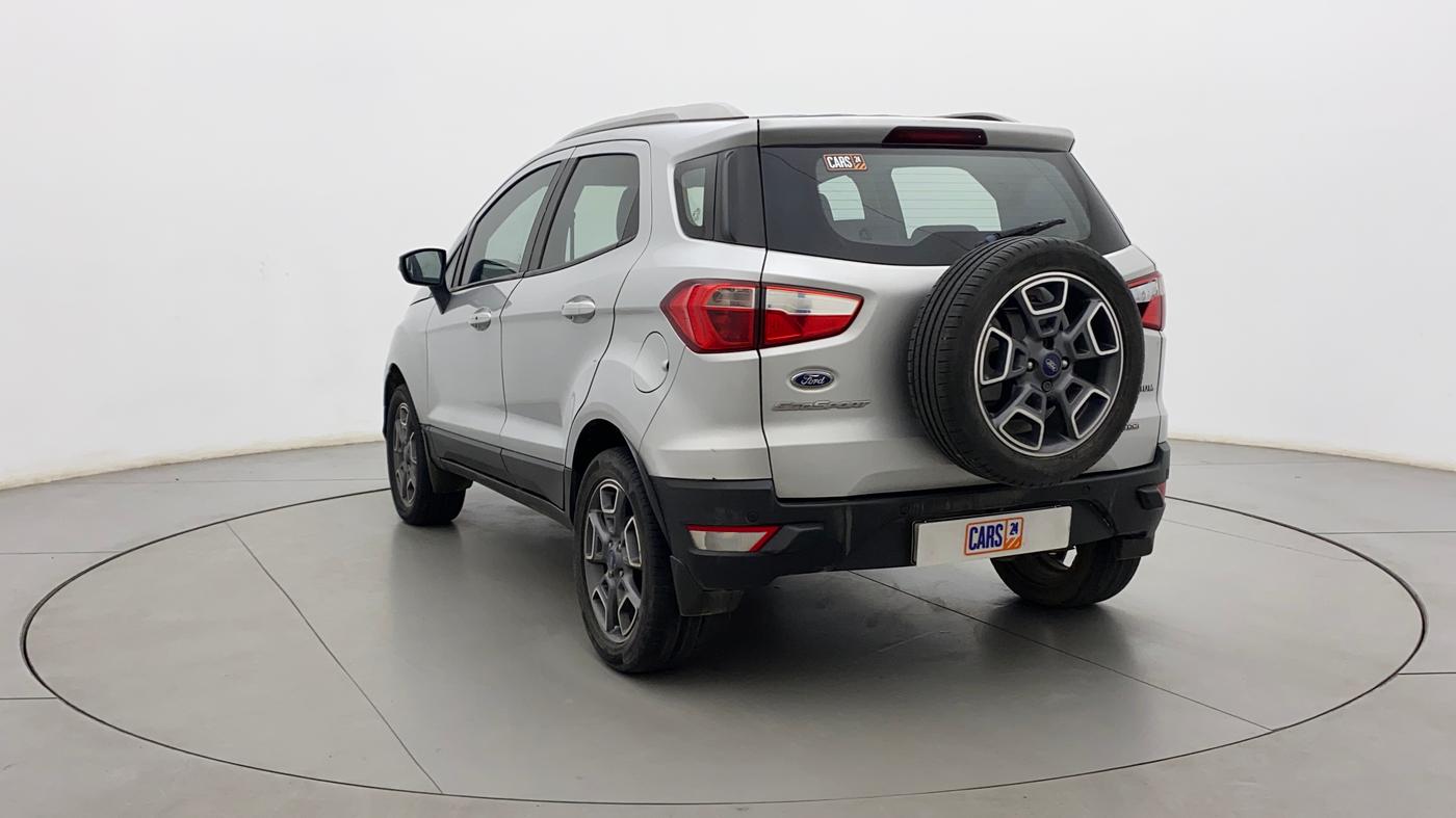 2017 Ford Ecosport TITANIUM+ 1.5L DIESEL, Diesel, Manual, 1,05,390 km, Left Back Diagonal