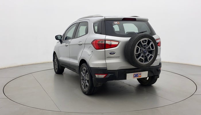 2017 Ford Ecosport TITANIUM+ 1.5L DIESEL, Diesel, Manual, 1,05,390 km, Left Back Diagonal