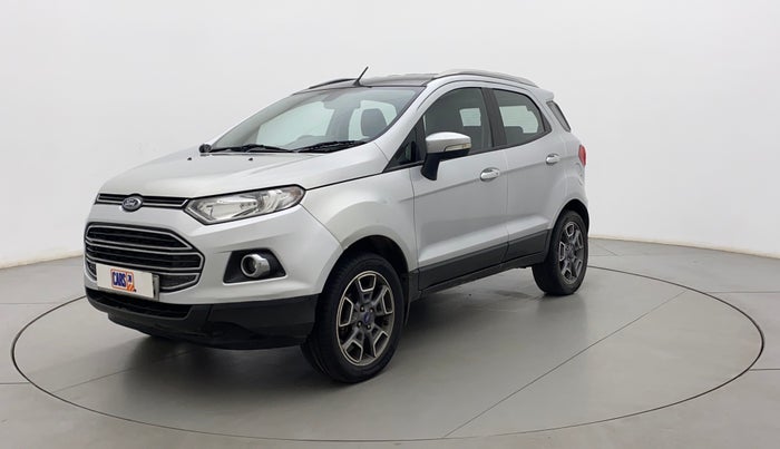 2017 Ford Ecosport TITANIUM+ 1.5L DIESEL, Diesel, Manual, 1,05,390 km, Left Front Diagonal