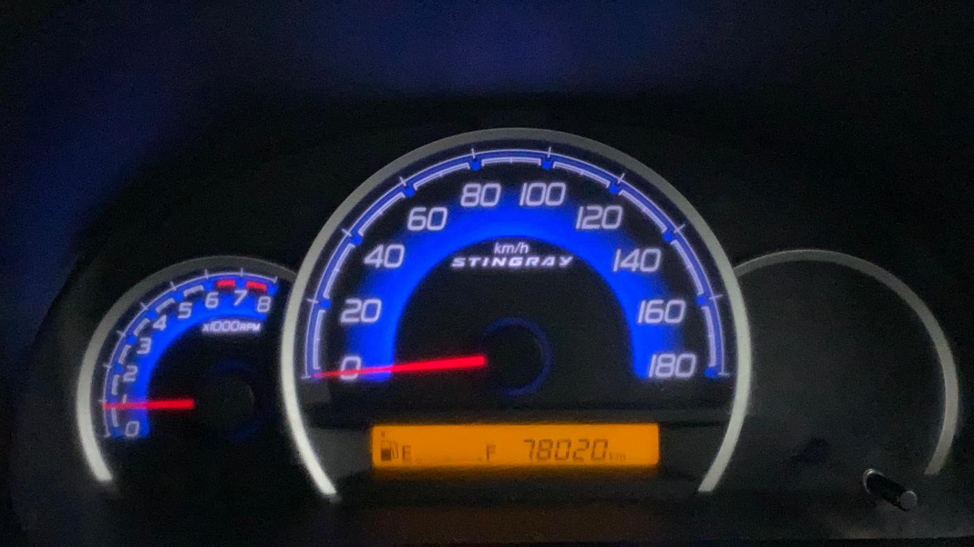 2013 Maruti Wagon R Stingray VXI, Petrol, Manual, 78,133 km, Odometer Image