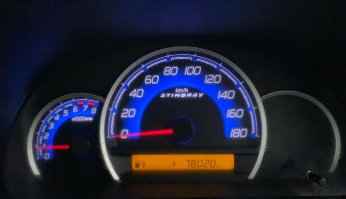 2013 Maruti Wagon R Stingray VXI, Petrol, Manual, 78,133 km, Odometer Image