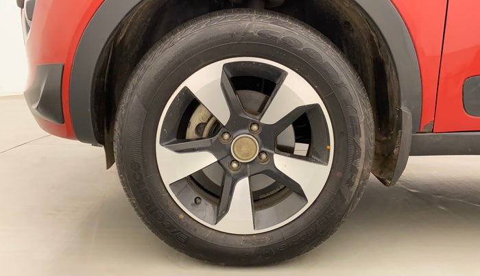 2019 Tata NEXON XZA PLUS PETROL DUAL TONE, Petrol, Automatic, 42,134 km, Left Front Wheel