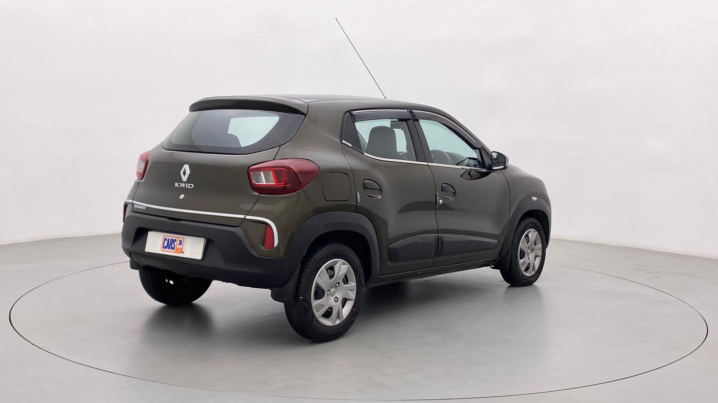 2021 Renault Kwid 1.0 RXT Opt, Petrol, Manual, 4,369 km, Right Back Diagonal