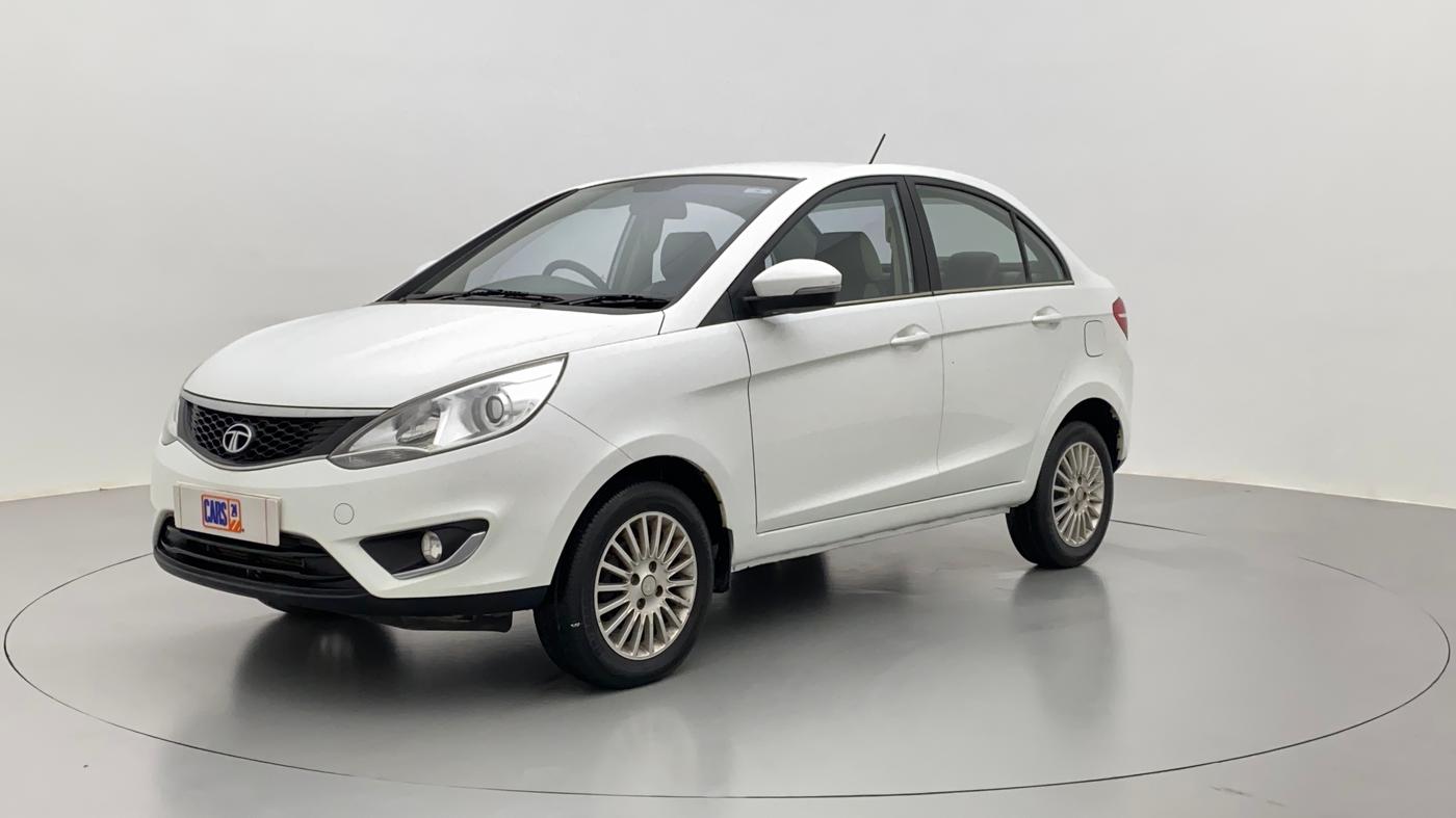 2015 Tata Zest XM RT 90 PS ABS, Petrol, Manual, 14,189 km, Left Front Diagonal