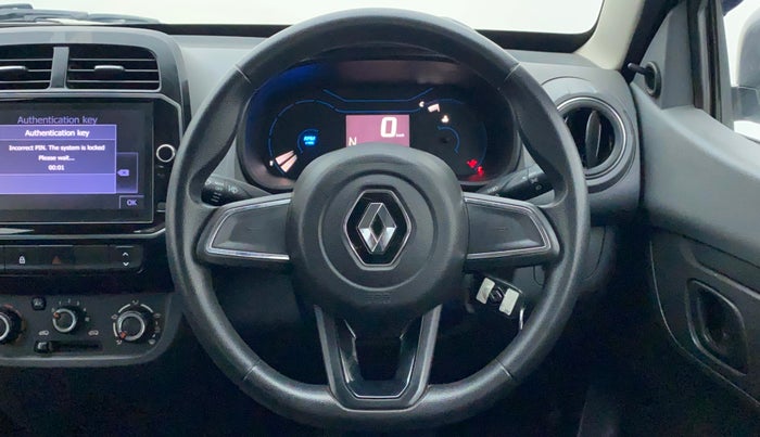 2021 Renault Kwid RXT 1.0 AMT (O), Petrol, Automatic, 22,171 km, Steering Wheel Close Up