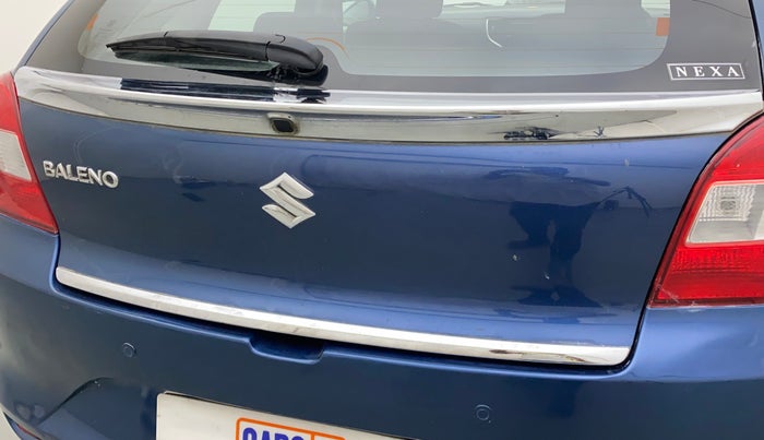 2017 Maruti Baleno ZETA PETROL 1.2, Petrol, Manual, 62,605 km, Dicky (Boot door) - Slightly dented