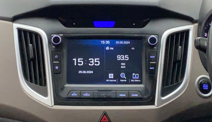 2018 Hyundai Creta SX PLUS AT 1.6 PETROL, Petrol, Automatic, 66,956 km, Infotainment System