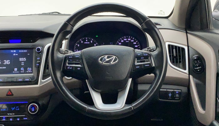 2018 Hyundai Creta SX PLUS AT 1.6 PETROL, Petrol, Automatic, 66,956 km, Steering Wheel Close Up