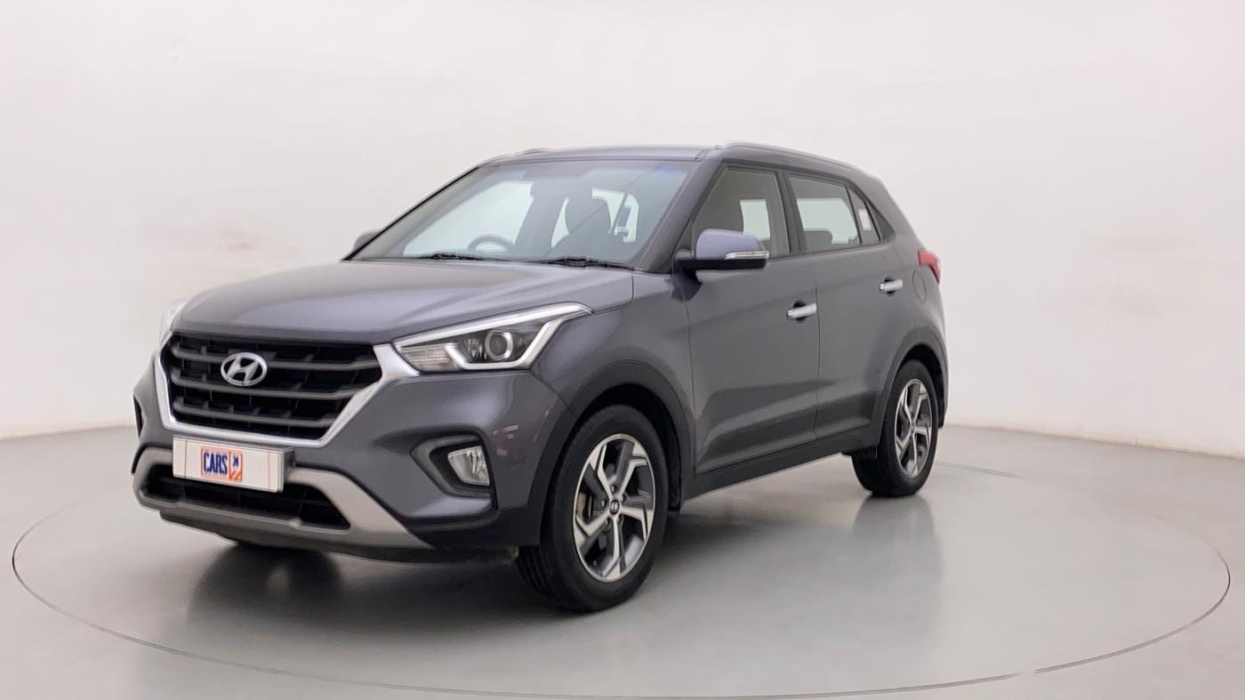 2018 Hyundai Creta SX PLUS AT 1.6 PETROL, Petrol, Automatic, 66,956 km, Left Front Diagonal