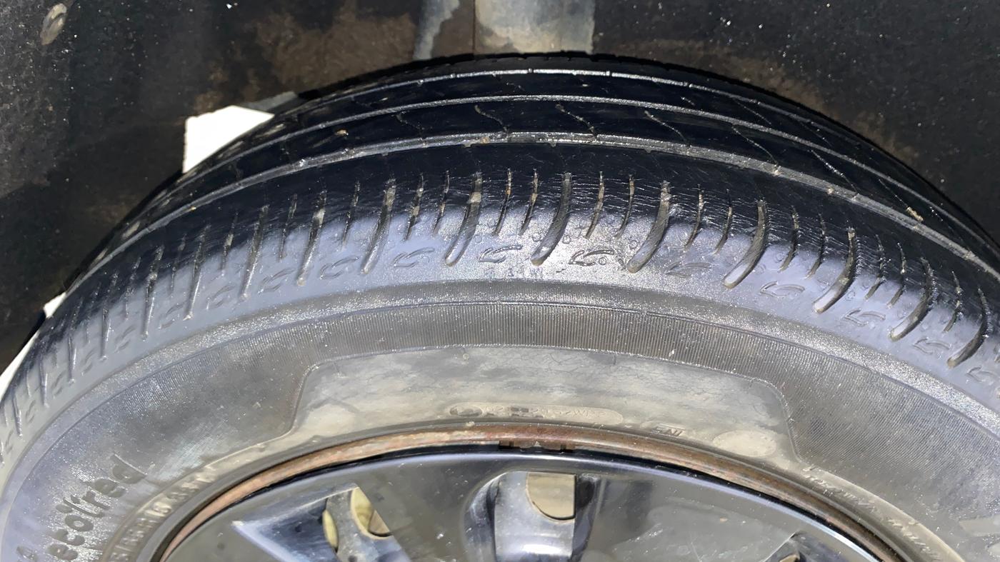 2021 Maruti Baleno DELTA PETROL 1.2, Petrol, Manual, 55,839 km, Right Rear Tyre Tread