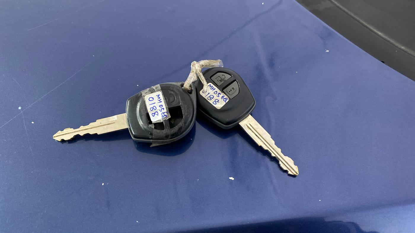 2021 Maruti Baleno DELTA PETROL 1.2, Petrol, Manual, 55,839 km, Key Close Up