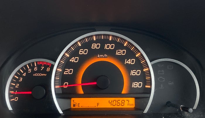 2015 Maruti Wagon R 1.0 VXI, Petrol, Manual, 40,752 km, Odometer Image