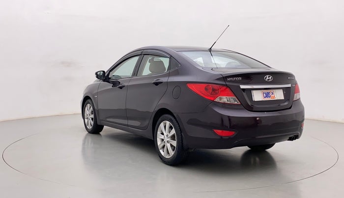 2013 Hyundai Verna FLUIDIC 1.6 CRDI SX, Diesel, Manual, 82,369 km, Left Back Diagonal