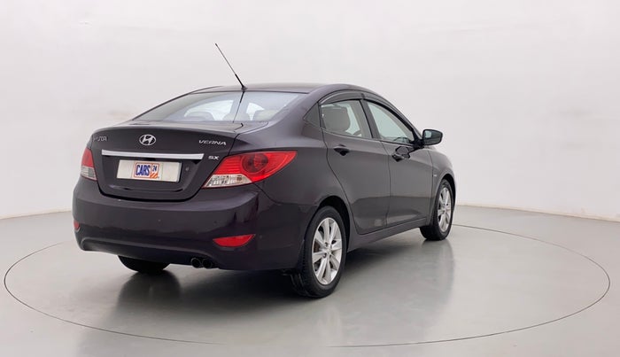 2013 Hyundai Verna FLUIDIC 1.6 CRDI SX, Diesel, Manual, 82,369 km, Right Back Diagonal