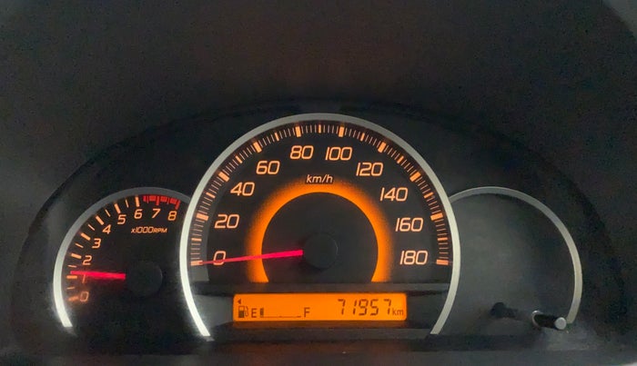 2011 Maruti Wagon R 1.0 VXI, Petrol, Manual, 72,123 km, Odometer Image