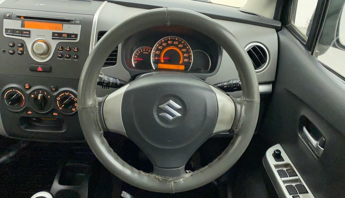 2011 Maruti Wagon R 1.0 VXI, Petrol, Manual, 72,123 km, Steering Wheel Close Up