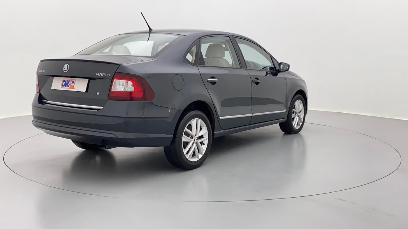 2019 Skoda Rapid Style 1.5 TDI AT, Diesel, Automatic, 64,884 km, Right Back Diagonal