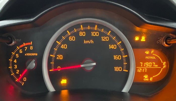 2018 Maruti Celerio VXI CNG D, CNG, Manual, 71,966 km, Odometer Image