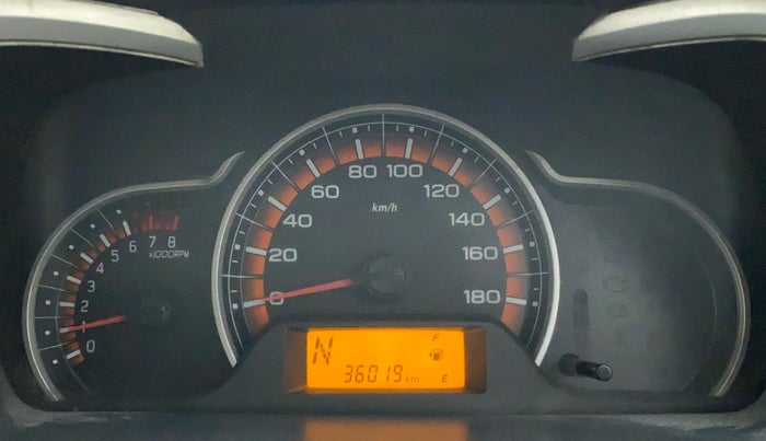 2015 Maruti Alto K10 VXI AMT, CNG, Automatic, 36,019 km, Odometer Image