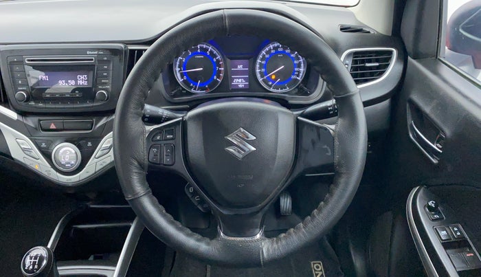 2017 Maruti Baleno DELTA 1.2 K12, Petrol, Manual, 23,727 km, Steering Wheel Close Up