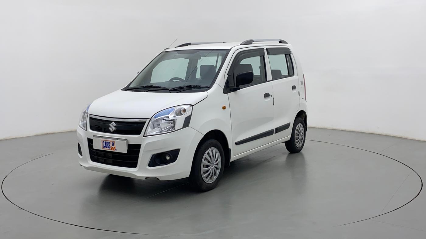 2017 Maruti Wagon R 1.0 LXI CNG, CNG, Manual, 57,773 km, Left Front Diagonal