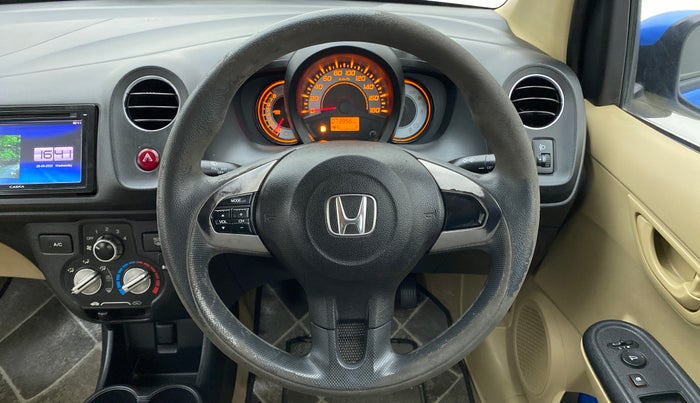 2014 Honda Brio 1.2 S MT I VTEC, CNG, Manual, 74,018 km, Steering Wheel Close Up