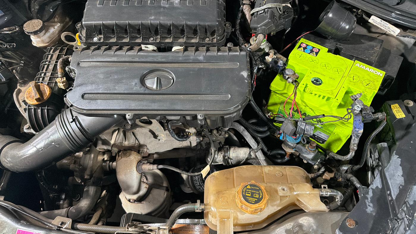 2022 Tata TIGOR XMA PETROL, CNG, Automatic, 67,840 km, Engine View - Left
