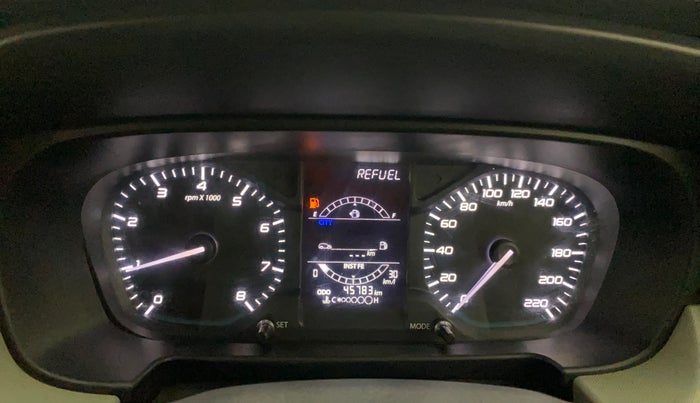2021 Tata PUNCH ADVENTURE MT, Petrol, Manual, 45,780 km, Odometer Image
