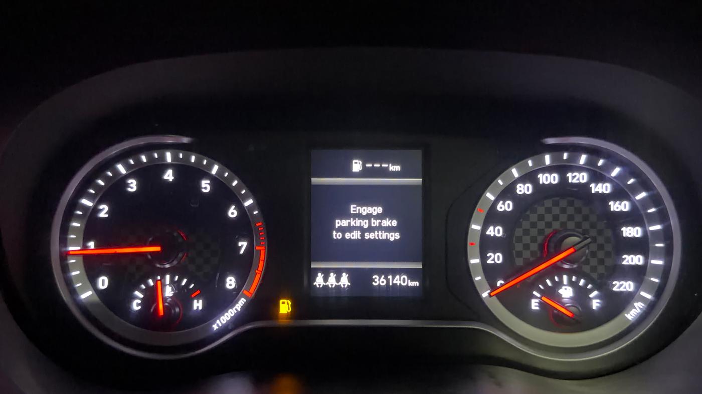 2024 Hyundai AURA E 1.2, Petrol, Manual, 36,131 km, Odometer Image