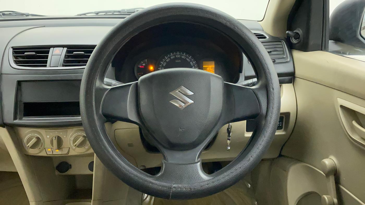2013 Maruti Swift Dzire LXI, Petrol, Manual, 19,559 km, Steering Wheel Close Up