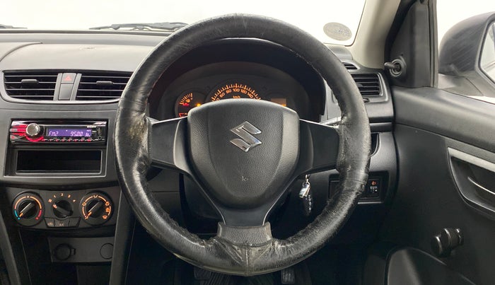 2012 Maruti Swift LXI, Petrol, Manual, 70,423 km, Steering Wheel Close Up