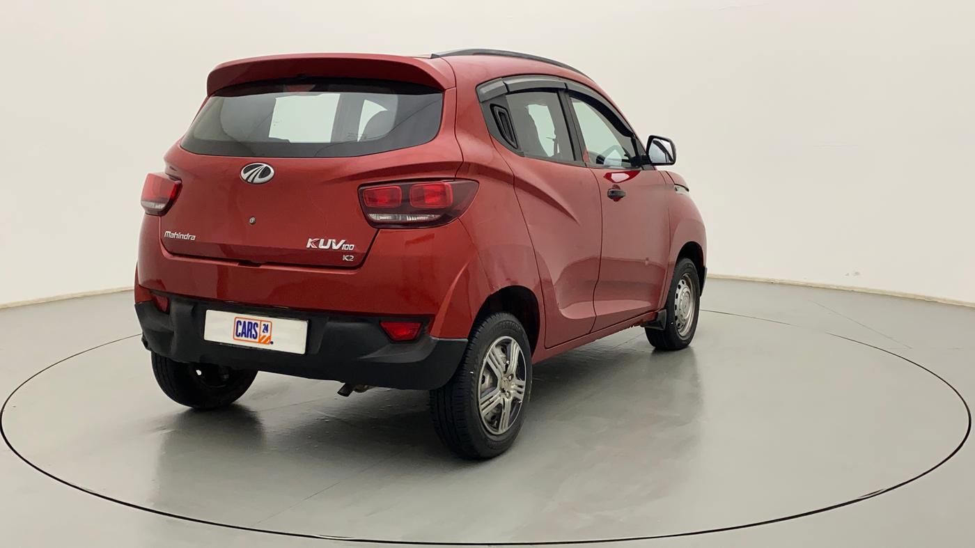 2017 Mahindra Kuv100 K2 6 STR, Petrol, Manual, 50,444 km, Right Back Diagonal