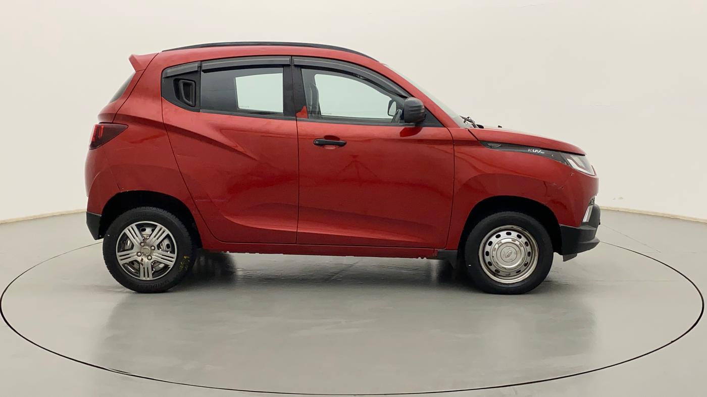 2017 Mahindra Kuv100 K2 6 STR, Petrol, Manual, 50,444 km, Right Side View