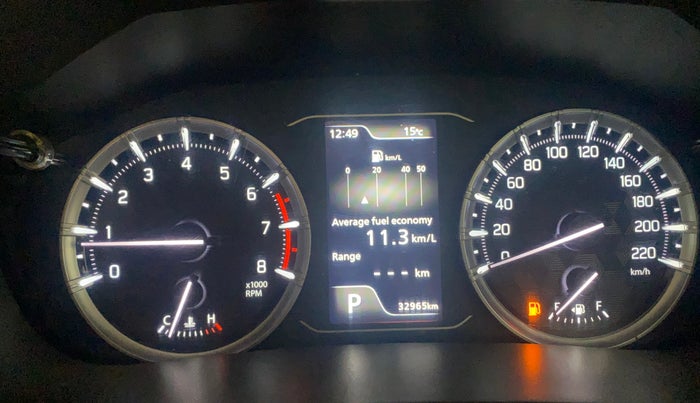 2022 Maruti Grand Vitara ZETA SMART HYBRID AT, Petrol, Automatic, 32,916 km, Odometer Image