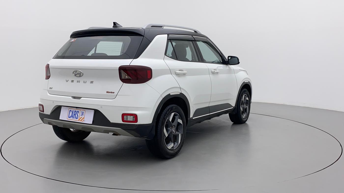 2019 Hyundai VENUE SX 1.0 TURBO DUAL TONE, Petrol, Manual, 38,366 km, Right Back Diagonal