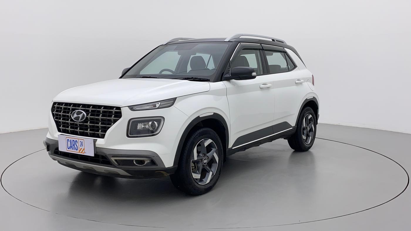 2019 Hyundai VENUE SX 1.0 TURBO DUAL TONE, Petrol, Manual, 38,366 km, Left Front Diagonal