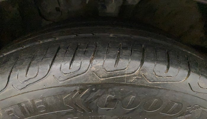 2023 Hyundai Verna SX (O) 1.5 TURBO PETROL DCT, Petrol, Automatic, 44,666 km, Left Front Tyre Tread