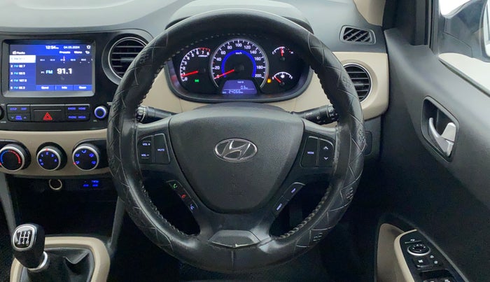 2019 Hyundai Grand i10 SPORTZ 1.2 KAPPA VTVT, Petrol, Manual, 24,120 km, Steering Wheel Close Up
