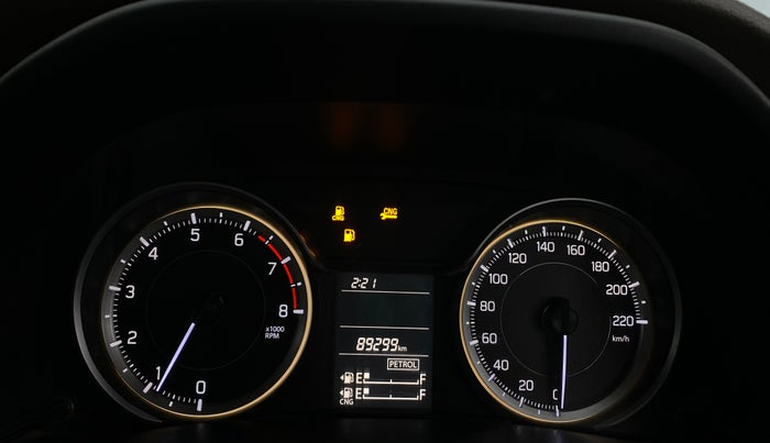 2021 Maruti Ertiga VXI CNG, CNG, Manual, 89,286 km, Odometer Image