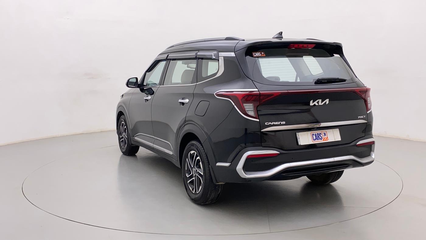 2022 KIA CARENS LUXURY PLUS 1.4 PETROL DCT 6 STR, Petrol, Automatic, 11,211 km, Left Back Diagonal