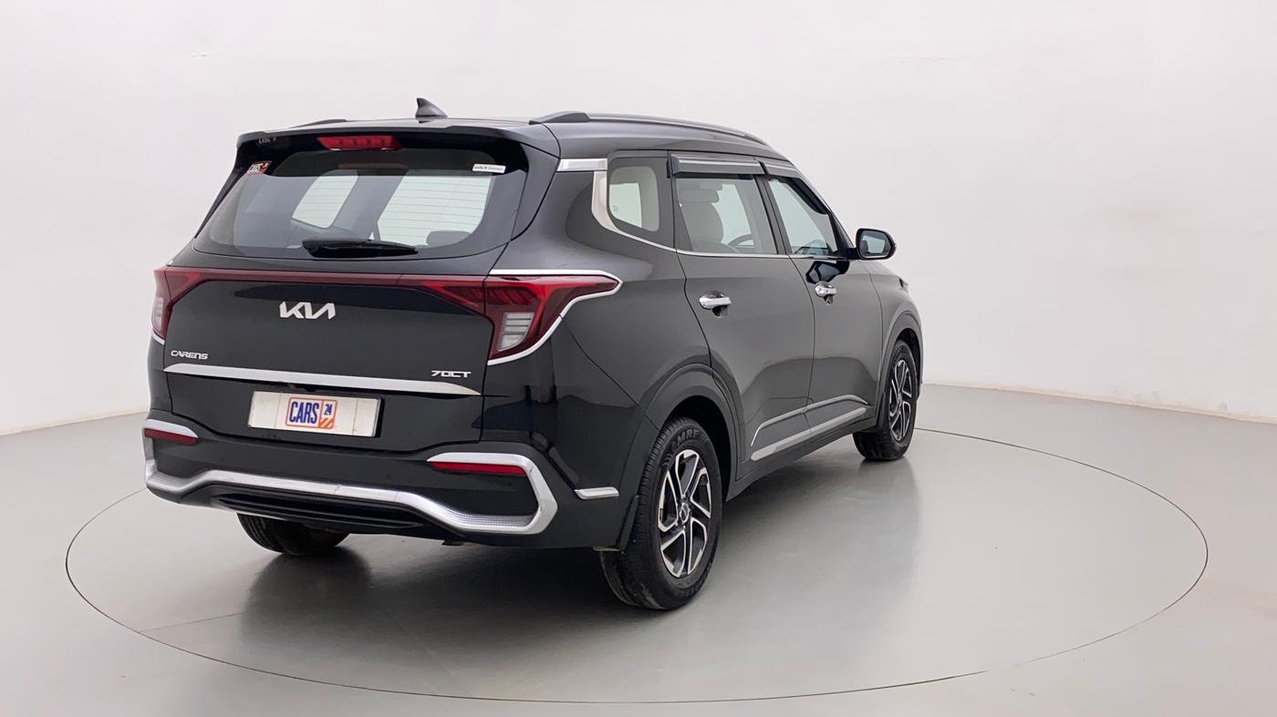 2022 KIA CARENS LUXURY PLUS 1.4 PETROL DCT 6 STR, Petrol, Automatic, 11,211 km, Right Back Diagonal