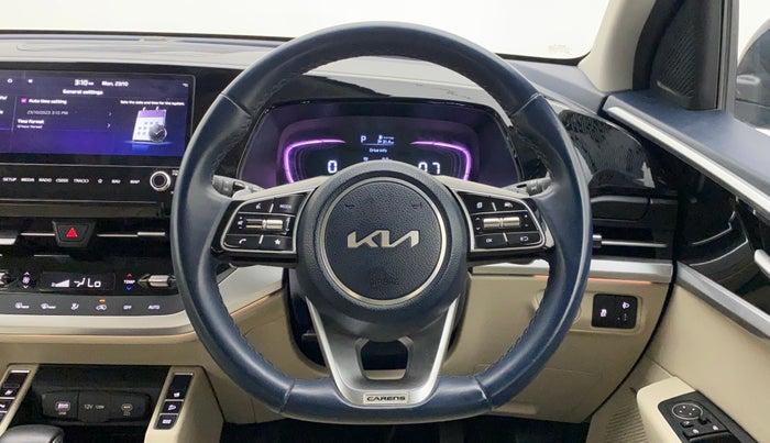 2022 KIA CARENS LUXURY PLUS 1.4 PETROL DCT 6 STR, Petrol, Automatic, 11,211 km, Steering Wheel Close Up