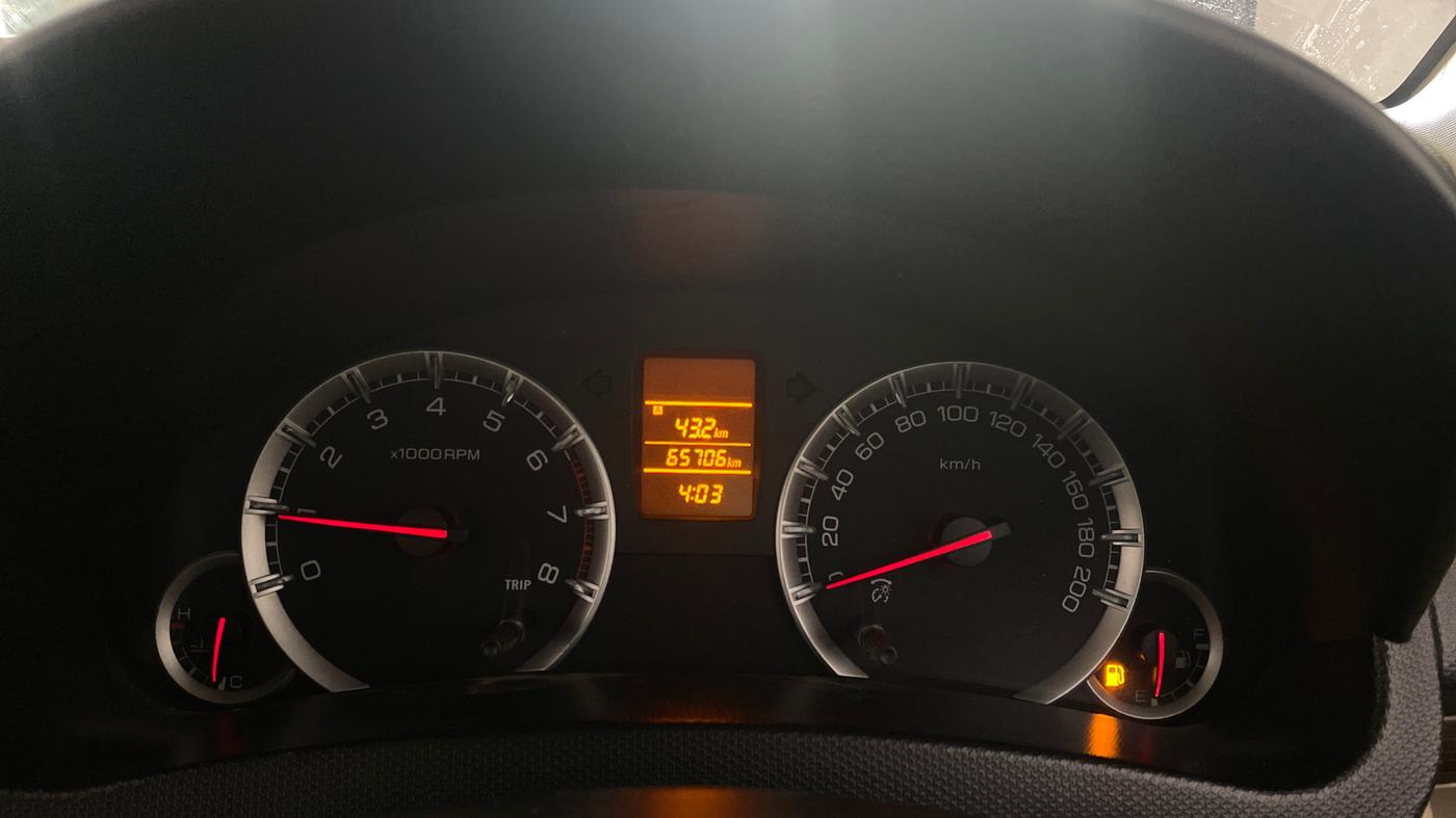2013 Maruti Swift Dzire VXI, Petrol, Manual, 65,665 km, Odometer Image