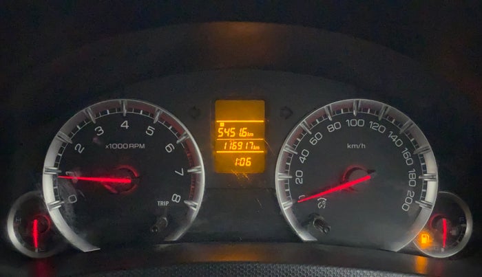 2015 Maruti Swift VXI, Petrol, Manual, 1,16,985 km, Odometer Image