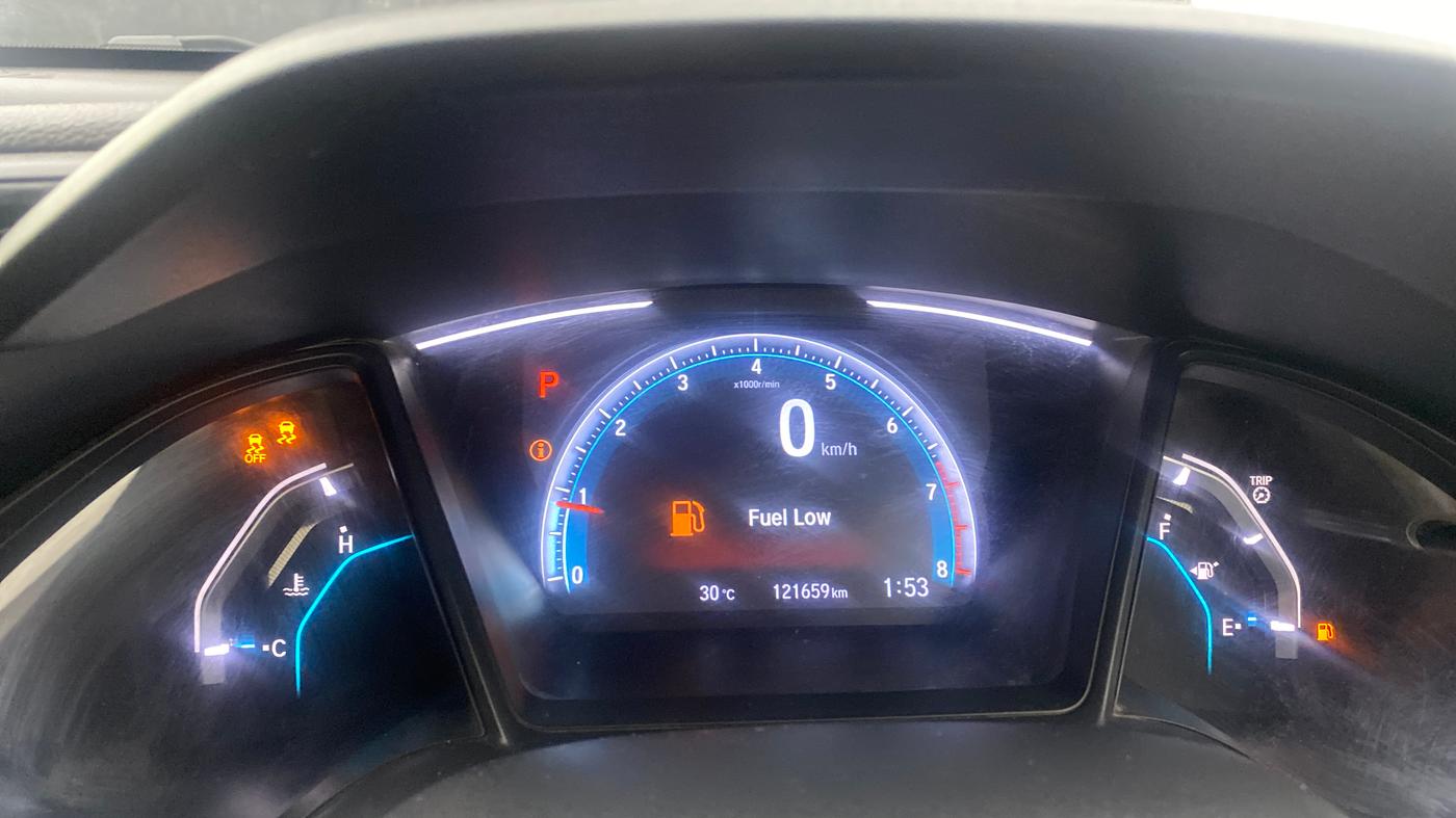 2019 Honda Civic 1.8L I-VTEC VX CVT, Petrol, Automatic, 1,21,657 km, Odometer Image