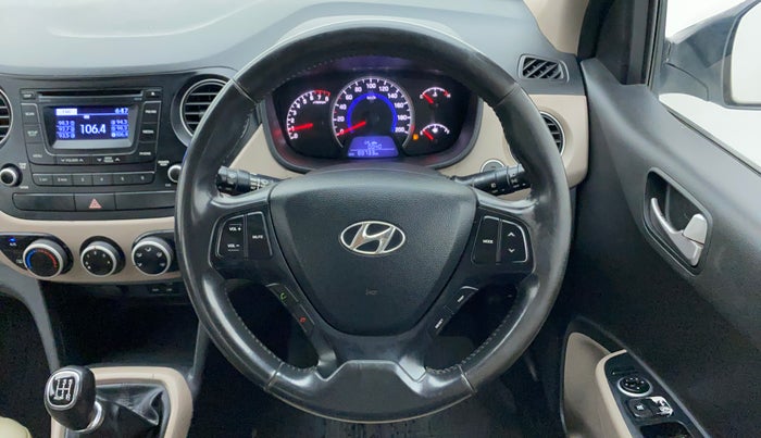 2016 Hyundai Grand i10 ASTA 1.2 KAPPA VTVT, Petrol, Manual, 88,957 km, Steering Wheel Close Up