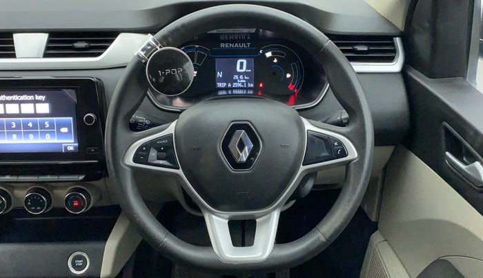 2021 Renault TRIBER RXZ AMT DUAL TONE, Petrol, Automatic, 26,313 km, Steering Wheel Close Up