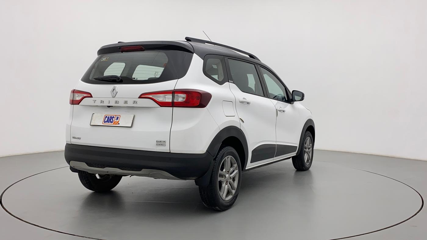 2021 Renault TRIBER RXZ AMT DUAL TONE, Petrol, Automatic, 26,313 km, Right Back Diagonal