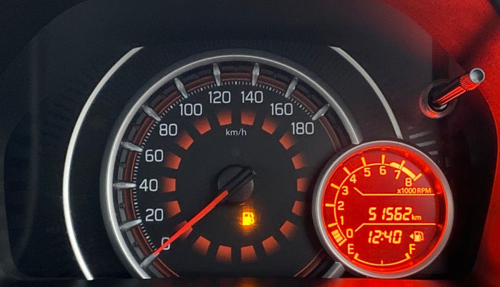 2019 Maruti New Wagon-R ZXI 1.2, Petrol, Manual, 51,609 km, Odometer Image